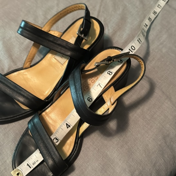 Vintage Coach block heel sandals, made in Italy - Picture 9 of 11
